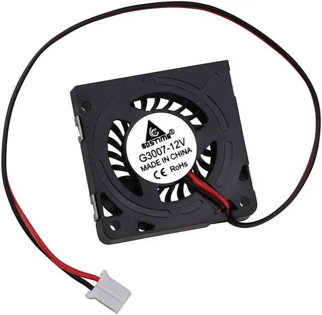 Alt view image 2 of 5 - Weastlinks 3007 DC 5V 12V Fan 30x30x7mm Miniature Ultra-Thin Blower 5V 12V 30MM Cooler Cooling Fan Blower Fan