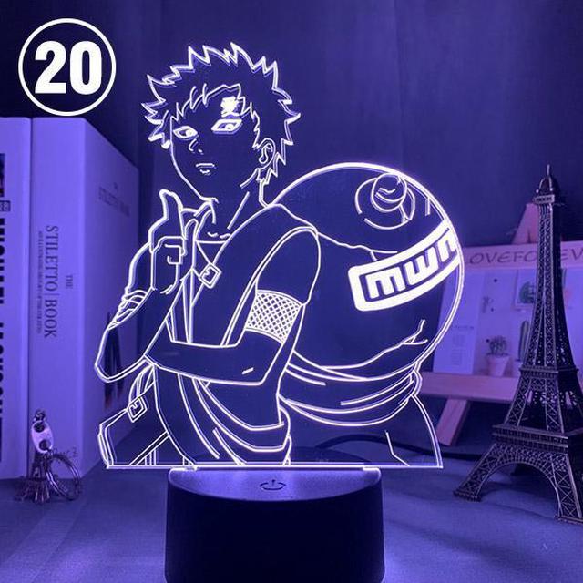 Weastlinks 16 Colors Naruto Uzumaki LED Night Light Toys Akatsuki