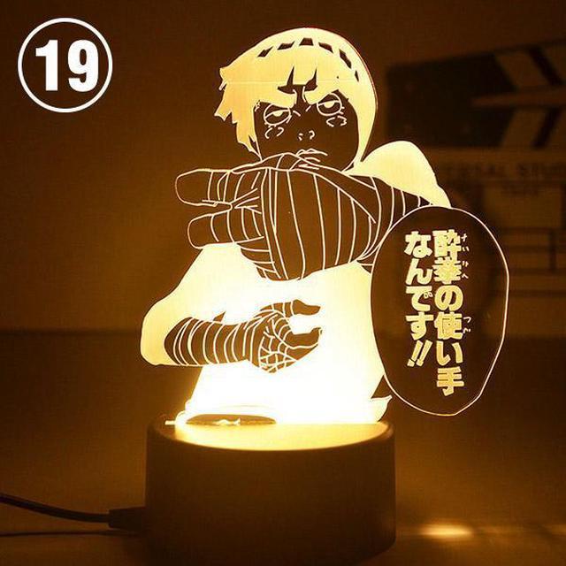 Weastlinks 16 Colors Naruto Uzumaki LED Night Light Toys Akatsuki