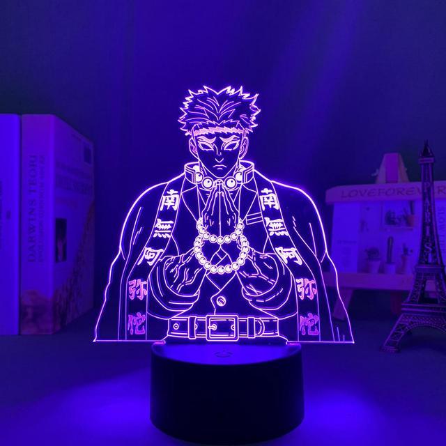 Weastlinks Anime Led Light Kimetsu No Yaiba Kokushibo for Bedroom