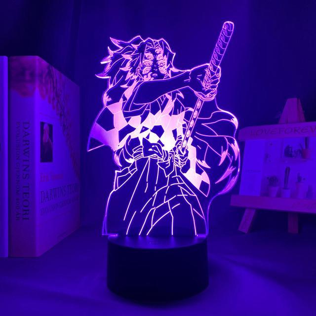 Weastlinks Acrylic Led Night Light Anime Demon Slayer Agatsuma