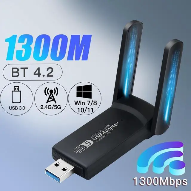 Main image of Weastlinks 1800Mbps WiFi 6 USB Adapter Wireless Network Card USB 3.0 WiFi6 Dongle USB LAN Ethernet Dual Band 2.4G/5.8G For PC Laptop Win 10
