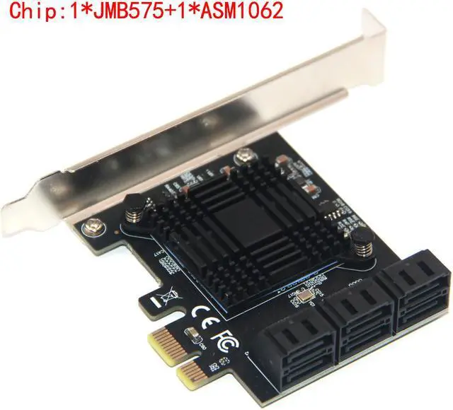 Main image of Weastlinks Chi a Mining 6 Port SATA 3 PCI Express Expansion Card PCI-E SATA Controller PCIE 1X to SATA3 6Gb Adapter Add On Card for HDD SSD