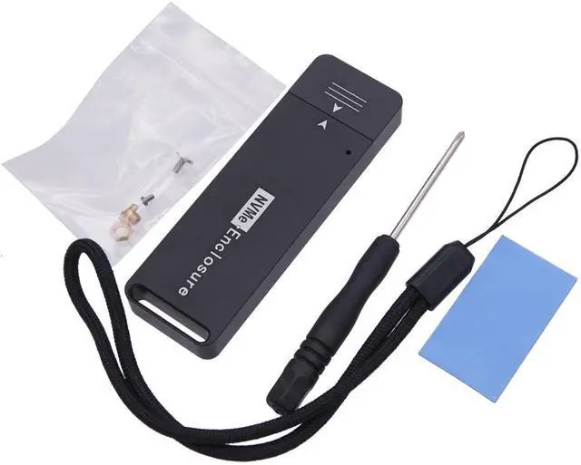 Alt view image 7 of 7 - Weastlinks NVME Case Enclosure SSD NVME to USB Adapter M.2 NVMe Box 10Gbps USB3.1 Type-A PCIe M2 SSD Case Enclosure For 2230 2242 SSD Drive