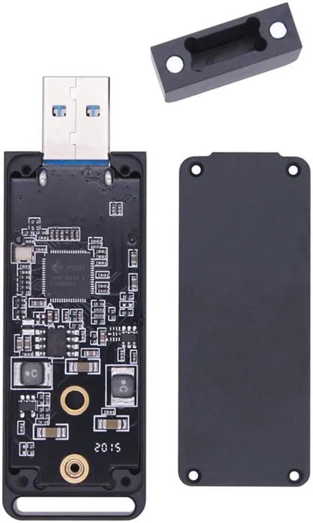 Alt view image 4 of 7 - Weastlinks NVME Case Enclosure SSD NVME to USB Adapter M.2 NVMe Box 10Gbps USB3.1 Type-A PCIe M2 SSD Case Enclosure For 2230 2242 SSD Drive