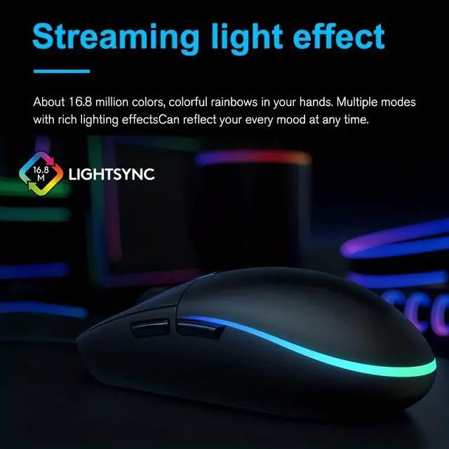 Alt view image 6 of 7 - Weastlinks Wired Gaming Mouse Optical USB Wired Mouse with Side Button Ergonomic Mice Mause for Laptop Office Desktop PC Mouse Gamer