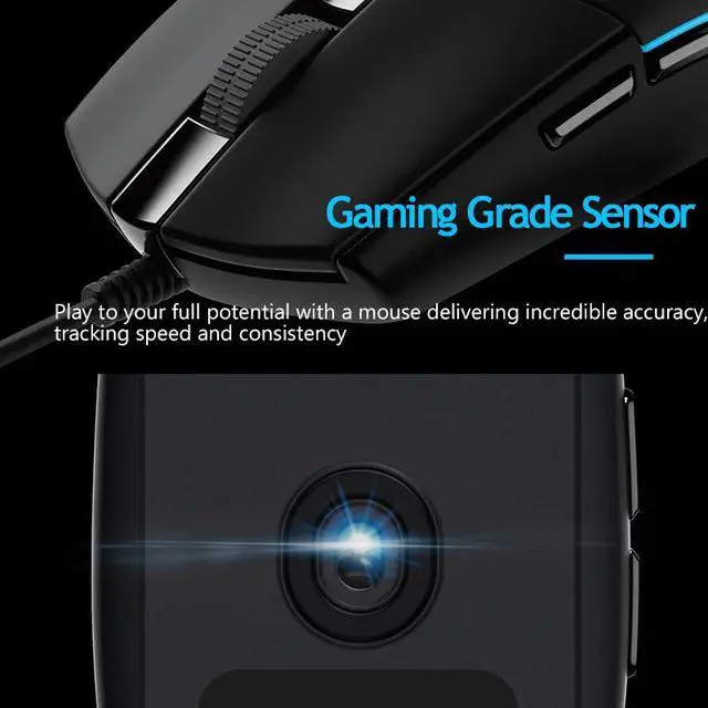Alt view image 5 of 7 - Weastlinks Wired Gaming Mouse Optical USB Wired Mouse with Side Button Ergonomic Mice Mause for Laptop Office Desktop PC Mouse Gamer