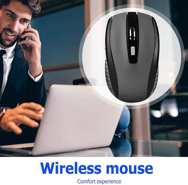 Alt view image 4 of 7 - Weastlinks 6 Keys 2.4G Wireless Mouse Optical Mice with USB Receiver Gamer 1200DPI Optical Mouse for Laptop Notebook PC