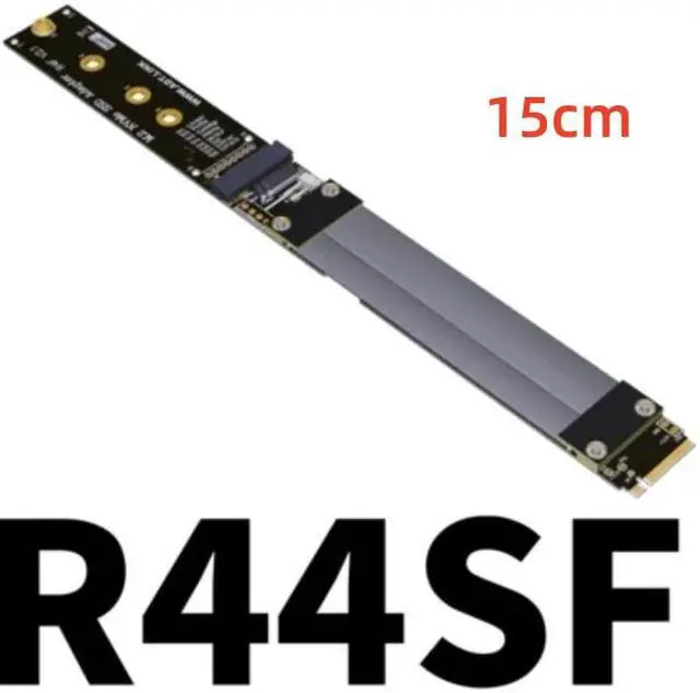 Main image of Weastlinks M.2 NVMe SSD Extension Cable extender PCIe3.0 x4 full speed NVMe M-Key STX Extender Turning 90 degrees Right Angled