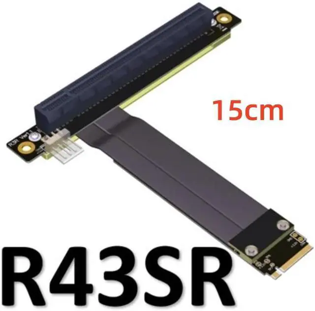 Main image of Weastlinks 32G/bps PCI-e 16x To M2 M.2 NGFF NVMe Key-M 2230 2242 2260 2280 Riser Card Gen3.0 Cable PCIe x16 Extender with Sata Power Cable