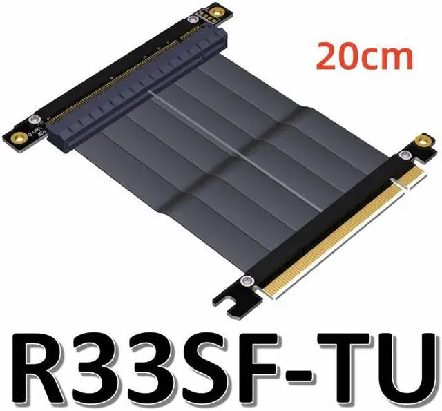 Main image of Weastlinks PCIe x16 to x16 adapter Cable graphics video cards extension 90 Degree Angled design for ITX motherboard chassis mini pc-case