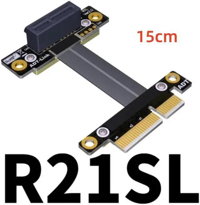 Main image of Weastlinks PCIe X4 To X1 Riser for Sound Card Network Card Capture Card Gigabit Wireless LAN, USB Audio Card 1x 4x Adaptor extension cables