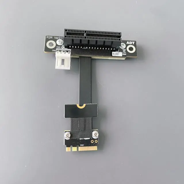 Alt view image 3 of 7 - Weastlinks M.2 Key A.E. WiFi To PCI Express X1 X4 X8 X16 Extension Cable Riser PCI-E 3.0 4.0 1x 4x 8x 16x NGFF M2 Adapter Cable