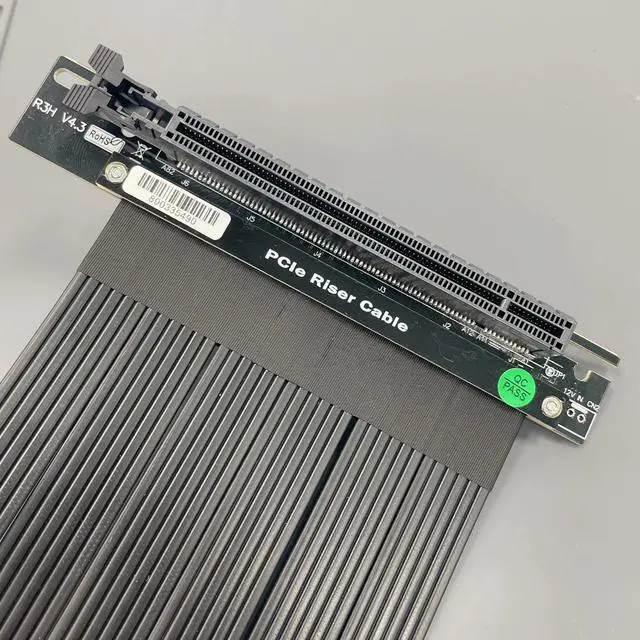 Alt view image 3 of 7 - Weastlinks Riser Cable PCIe 4.0 X16 PCIe 4.0 Compatible, EMI Shielded 30 AWG, Protective ABS Casing For Graphics Card