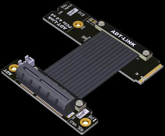 Alt view image 4 of 4 - Weastlinks M.2 NVMe To PCIE 4.0 Extender Riser Adapter For PCIe X4 Slot USB, Wireless LAN, SSD, Capture Cards To M.2( SSD, M-key)extension
