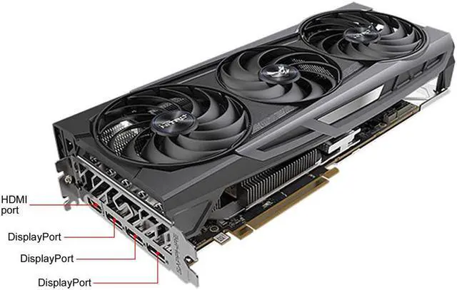Alt view image 3 of 3 - Sapphire 11304-02-20G Nitro+ AMD Radeon RX 6800 XT PCIe 4.0 Gaming Graphics Card with 16GB GDDR6