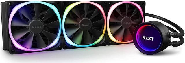 NZXT Kraken X73 RGB 360mm - RL-KRX73-R1 - AIO RGB CPU Liquid Cooler - Rotating Infinity Mirror Design - Improved Pump - Powered by CAM V4 - RGB