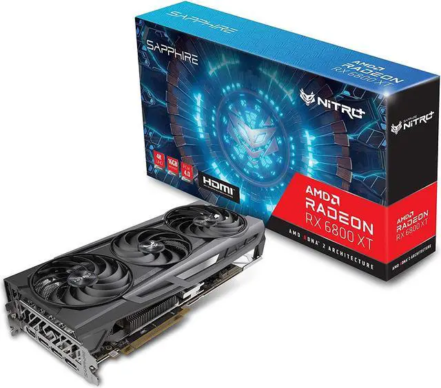 Main image of Sapphire 11304-02-20G Nitro+ AMD Radeon RX 6800 XT PCIe 4.0 Gaming Graphics Card with 16GB GDDR6