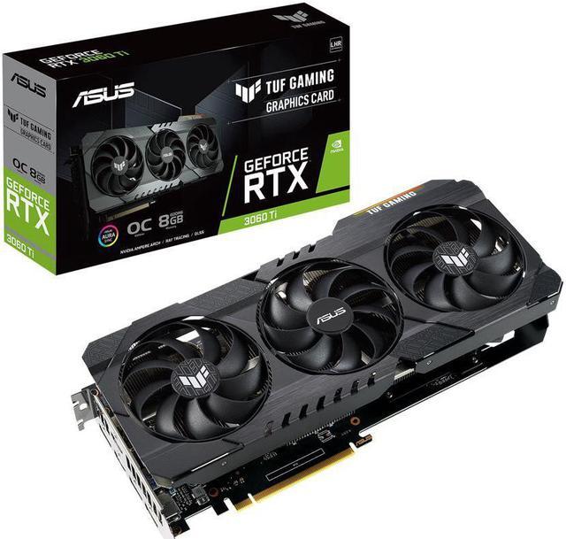 ASUS TUF Gaming GeForce RTX 3060 Ti 8GB GDDR6 PCI Express 4.0 x16 Video Card  TUF-RTX3060TI-O8G-V2-GAMING - Newegg.com