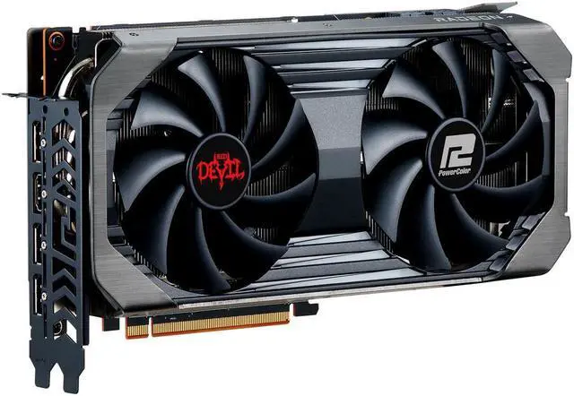 Alt view image 2 of 6 - PowerColor RED DEVIL Radeon RX 6600 XT 8GB GDDR6 PCI Express 4.0 ATX Video Card 6600XT 8GBD6-3DHE/OC