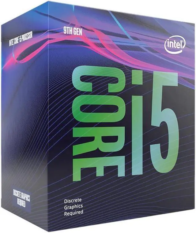 Main image of Intel Core i5-9400F Desktop Processor i5 9th Gen - Coffee Lake 6-Core 2.9 GHz LGA 1151 (300 Series) 65W Intel HD Graphics 630-BX80684I59400F