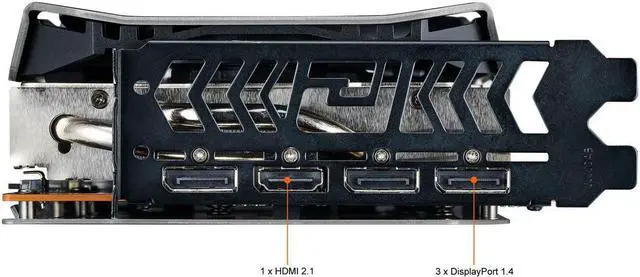 Alt view image 4 of 6 - PowerColor RED DEVIL Radeon RX 6600 XT 8GB GDDR6 PCI Express 4.0 ATX Video Card 6600XT 8GBD6-3DHE/OC