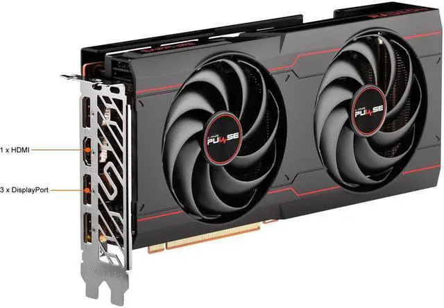 Alt view image 4 of 7 - SAPPHIRE Pulse Radeon RX 6600 XT 8GB GDDR6 PCI Express 4.0 ATX Video Card 11309-03-20G