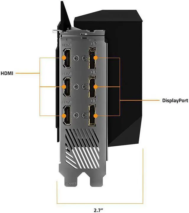 Alt view image 4 of 7 - GIGABYTE AORUS GeForce RTX 3080 Ti 12GB GDDR6X PCI Express 4.0 ATX Video Card GV-N308TAORUS M-12GD