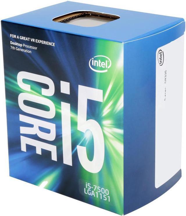 Intel Core i5-7500 Kaby Lake Desktop Processor i5 7th Gen, 4 Cores