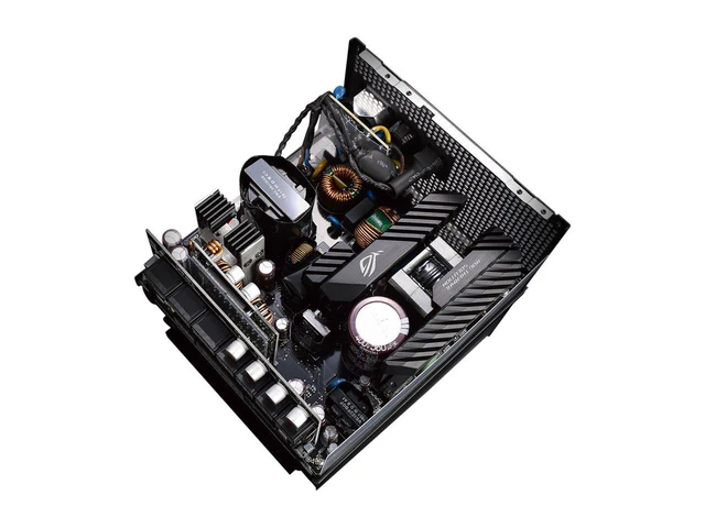 Alt view image 3 of 3 - ASUS ROG STRIX 850G 850W White Edition Power Supply, ROG Heatsinks, Axial-tech Fan Design, Dual Ball Fan Bearings, 0dB Technology, 80 PLUS Gold Certification, Fully Modular Cables