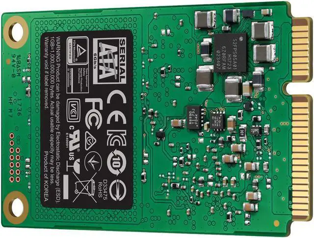 Alt view image 4 of 7 - SAMSUNG 860 EVO Series mSATA 250GB SATA III V-NAND 3-bit MLC Internal Solid State Drive (SSD) MZ-M6E250BW