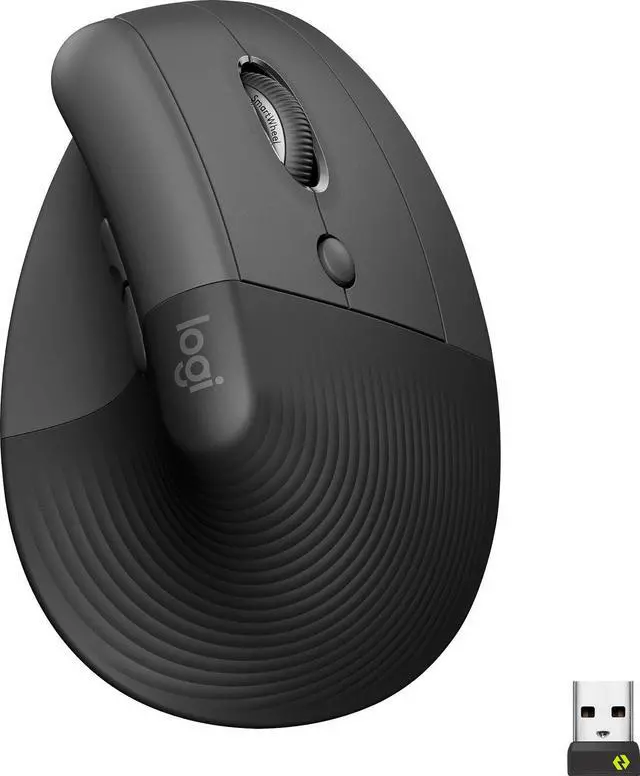 Main image of LOGITECH - LIFT VERTICAL WIRELESS ERGONOMIC MOUSE WITH 4 CUSTOMIZABLE BUTTONS - GRAPHITE