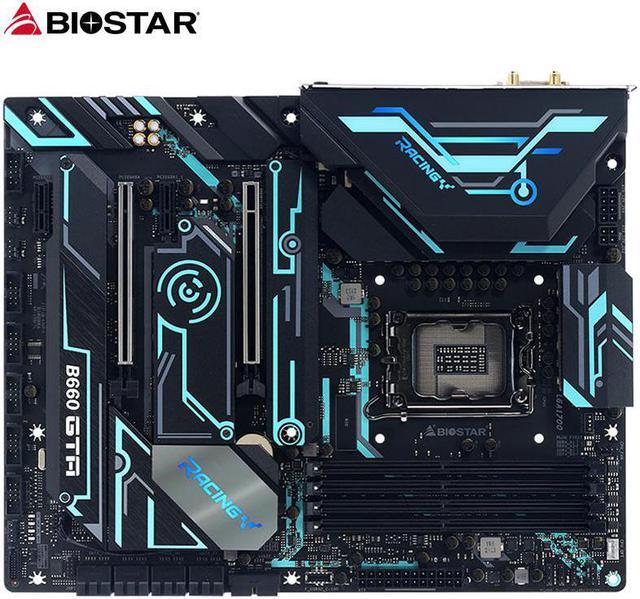 Alt view image 2 of 7 - BIOSTAR B660GTA LGA 1700 Intel B660 SATA III (6Gb/s) HDMI 2.0 USB 3.2 Gen2 Type C PCIe 5.0 ATX Intel Gaming Motherboard