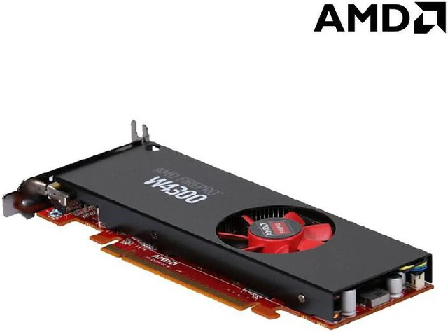 Alt view image 4 of 5 - ASUS AMD FirePro W4300 100-505973 4GB 128-bit GDDR5 PCI Express 3.0 x16 Low-profile design fits SFF and full-size ATX chassis Workstation Video Card