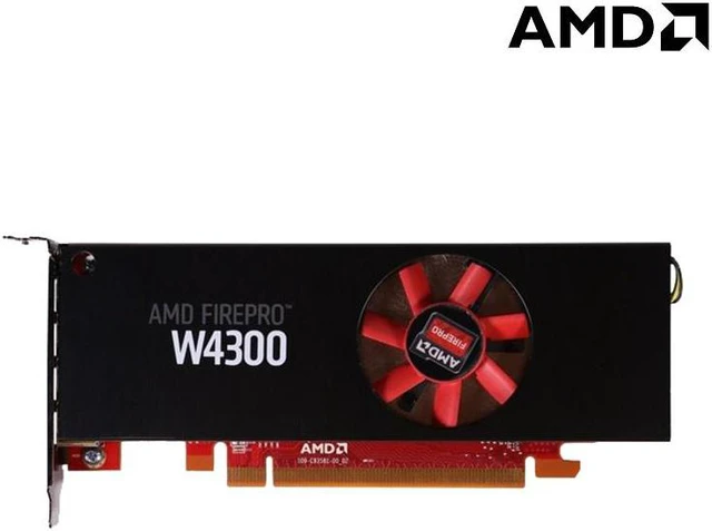 Main image of ASUS AMD FirePro W4300 100-505973 4GB 128-bit GDDR5 PCI Express 3.0 x16 Low-profile design fits SFF and full-size ATX chassis Workstation Video Card