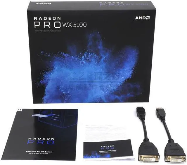 Alt view image 6 of 6 - ASUS AMD Radeon Pro WX 5100  Video Card, 8GB GDDR5 256-bit, 100-505940 Workstation Graphics Card