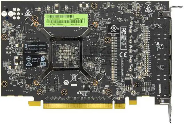 Alt view image 2 of 6 - ASUS AMD Radeon Pro WX 5100  Video Card, 8GB GDDR5 256-bit, 100-505940 Workstation Graphics Card