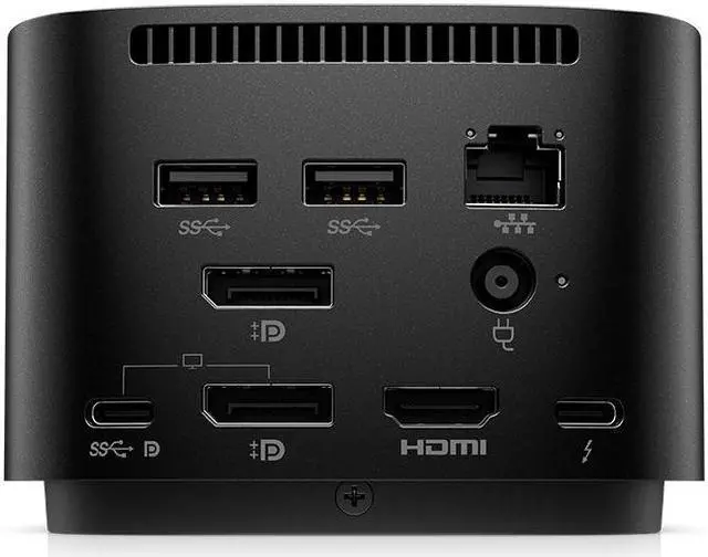 Alt view image 4 of 6 - HP Thunderbolt G4 Docking Station 280W 4J0G4AA#ABA Port Replicator, Type-C Mobile Docking Station Laptop Docking Station  (Network Interface, HDMI Adapter, DP HD Adapter)