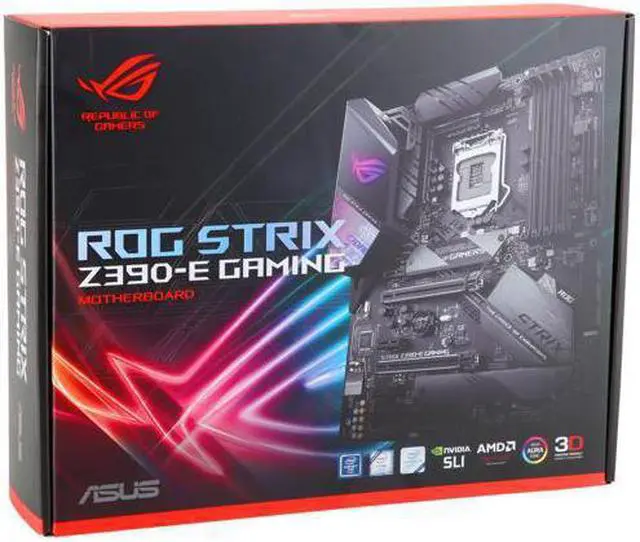 Alt view image 5 of 5 - ASUS ROG Strix Z390-E Gaming Intel Z390 SATA 6Gb/s LGA 1151 (300 Series)  ATX Intel Motherboard