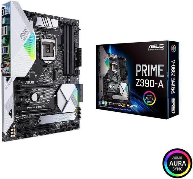 Alt view image 6 of 6 - ASUS Prime Z390-A Intel Motherboard Intel Z390 SATA 6Gb/s LGA 1151 (300 Series) 9th / 8th Gen ATX Motherboard