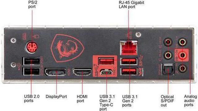 Alt view image 7 of 8 - MSI MPG Z390 GAMING PRO CARBON Motherboard, Intel Z390 HDMI SATA 6Gb/s USB 3.1 LGA 1151 (300 Series)  9th/8th Gen, ATX Motherboard