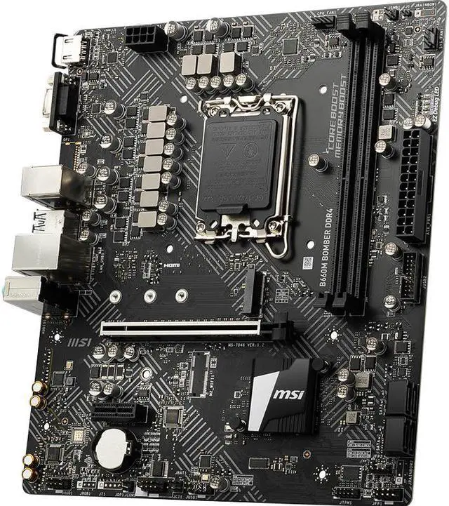 Main image of MSI B660M BOMMER DDR4 Micro ATX Motherboard, INTEL B660/LGA 1700 12th Gen Motherboard, SATA  PCIe 4.0 DDR4 4000, Micro ATX Intel Motherboard