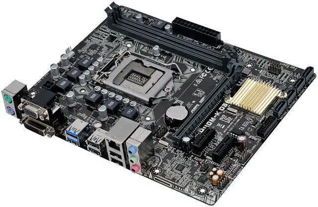 Alt view image 4 of 6 - ASUS H110M-K D3 LGA 1151 Intel H110 SATA 6Gb/s USB 3.0 Micro ATX Intel Motherboard