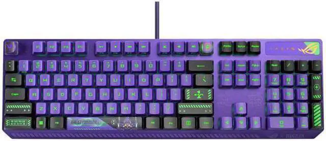 Alt view image 3 of 7 - ASUS ROG Strix Scope RX EVA Edition ROG RX Red SWITCHES RGB Gaming Keyboards&ASUS ROG Keris Wireless EVA Edition Gaming Mouse (USB 2.0/16000 dpi/Bluetooth 5.1) ASUS EVA Keyboard and EVA Mouse