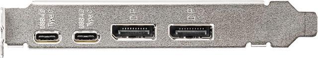 Alt view image 4 of 4 - MSI THUNDERBOLTM4 8K PCIe 3.0x4 Add-on Card for 2 Thunderbolt 4 (USB-C) Ports