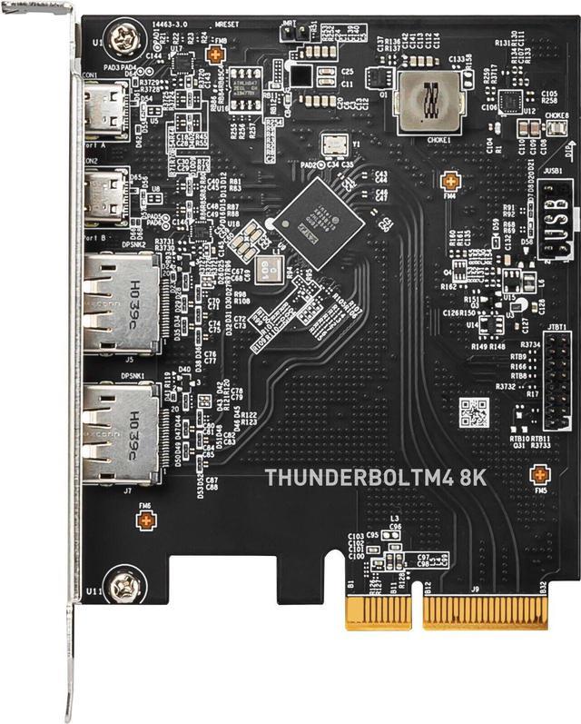 MSI THUNDERBOLTM4 8K PCIe 3.0x4 Add-on Card for 2 Thunderbolt 4