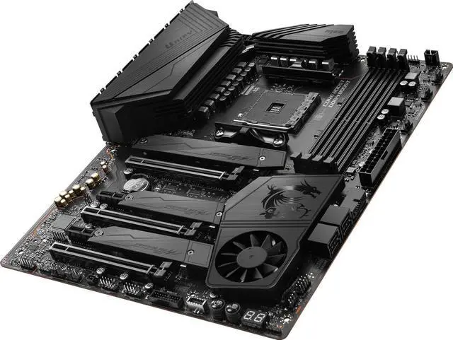 Alt view image 4 of 9 - MSI Meg X570 Unify AMD AM4, DDR4, PCIe 4.0, SATA M.2 Bluetooth 5 ATX Motherboard