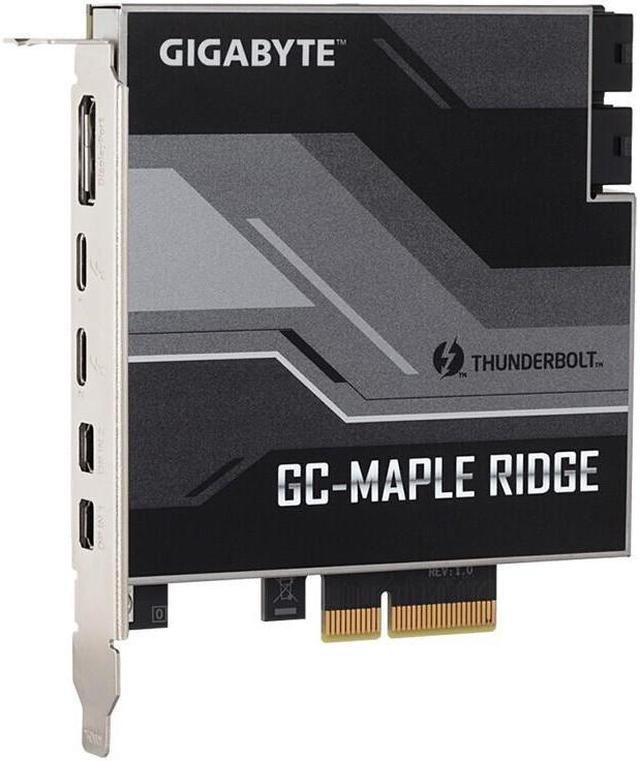 GIGABYTE GC-MAPLE RIDGE Thunderbolt 4 PCI-Ex4 add on Card USB Type-C  DisplayPort