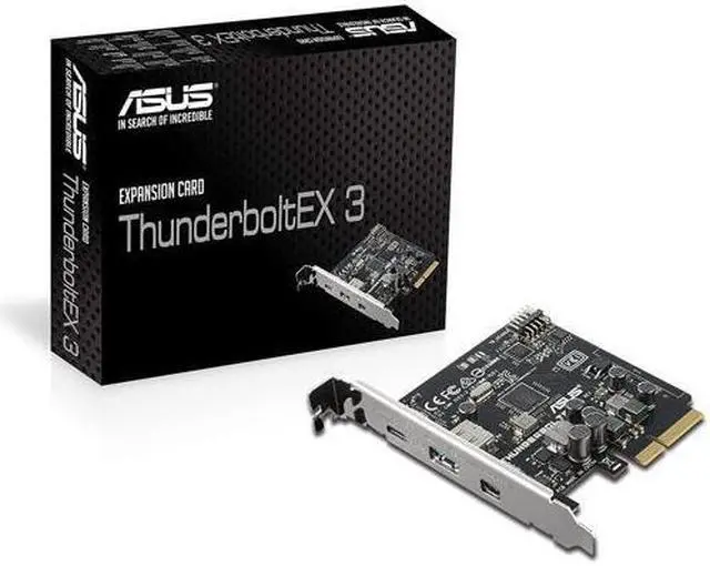 Alt view image 4 of 5 - ASUS Thunderboltex 3 Thunderbolt/Usb Adapter, PCI Express to USB Card, 	1 x 9 pin TB header, 40Gbps transfer speed