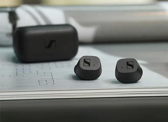 Alt view image 4 of 4 - Sennheiser CX True Wireless In-Ear Noise-Cancelling Earbuds - Black